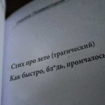 Короткие смешные стишки про лето